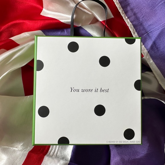 Kate Spade Green Brooch Set with Gold Accents - Picture 3 of 4